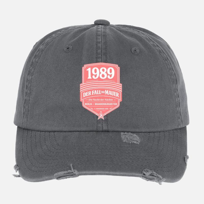 1989 – Der Fall der Mauer Flexfit Vintage Destroyed Cap