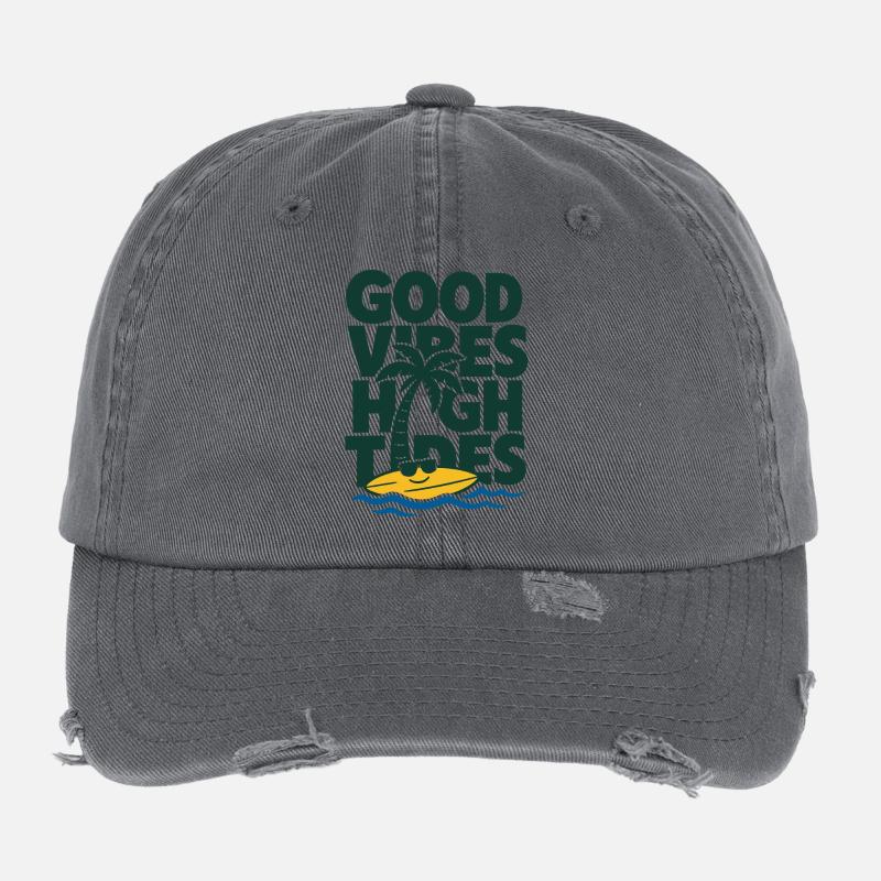High Tides Summer Flexfit Vintage Destroyed Cap