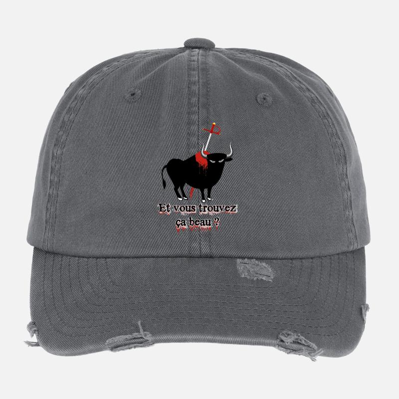 bullfight Flexfit Vintage Destroyed Cap