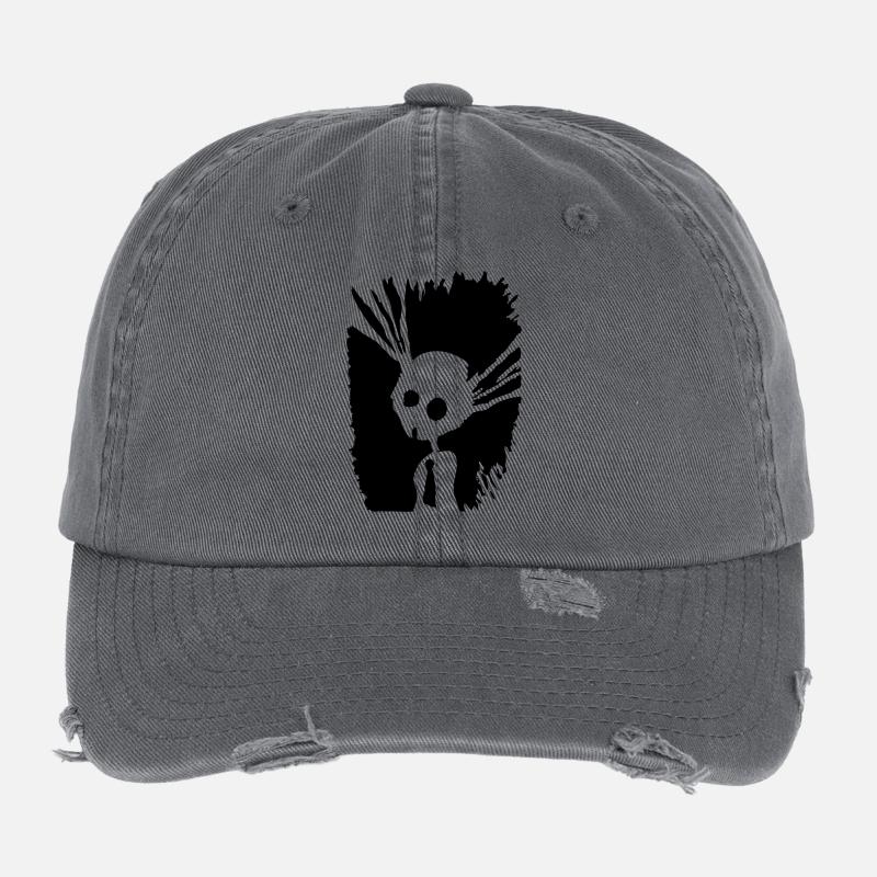 shadow bunny Flexfit Vintage Destroyed Cap