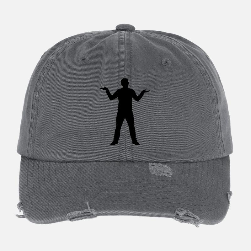 Man - Stupidity Flexfit Vintage Destroyed Cap