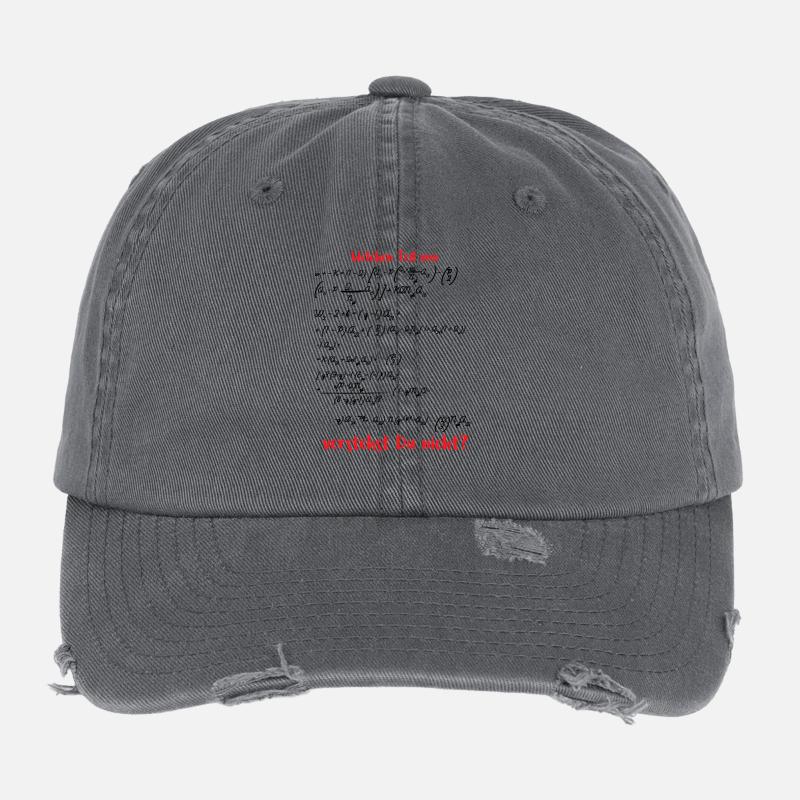 Mathematik / Physik / Nerd: Welchen Teil von ... Flexfit Vintage Destroyed Cap