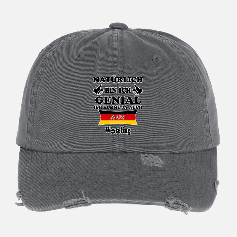 Cadeau Génial vient de Wesseling Casquette vintage effet usé Flexfit