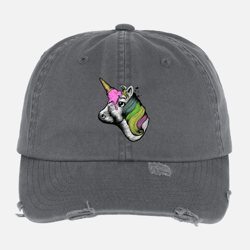 Einhorn Flexfit Vintage Destroyed Cap