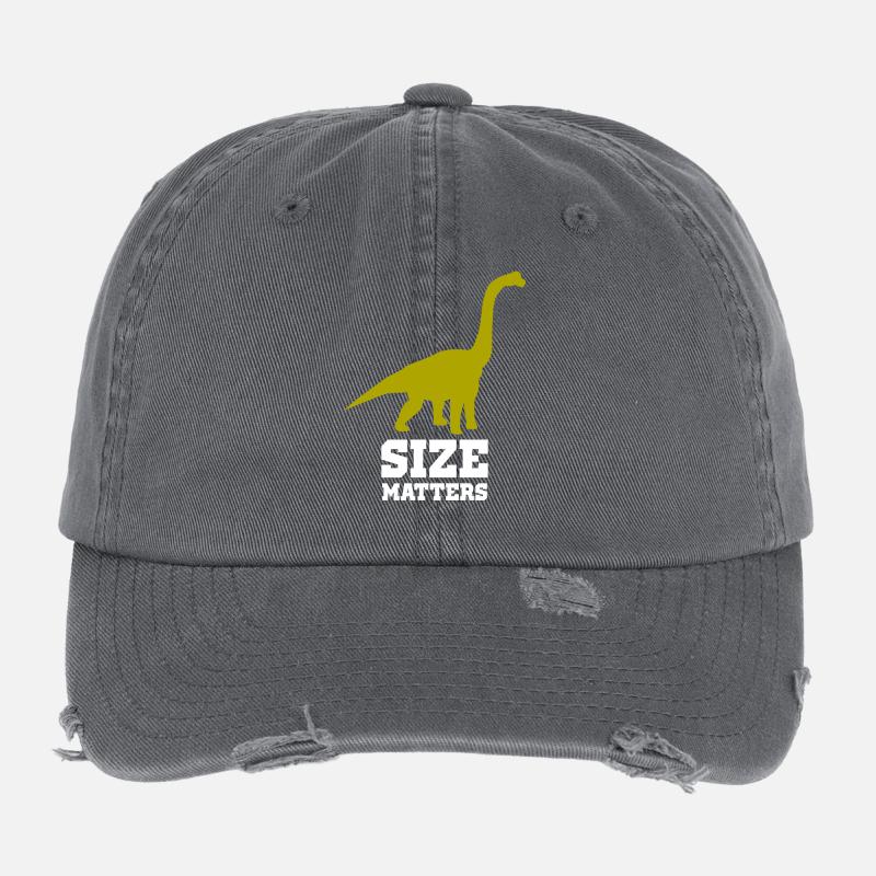 Brachiosaurus Dino - Size matters Flexfit Vintage Destroyed Cap