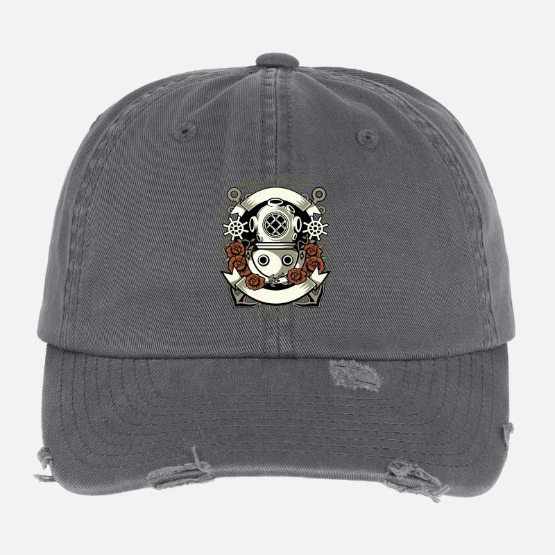 Diver Flexfit Vintage Destroyed Cap