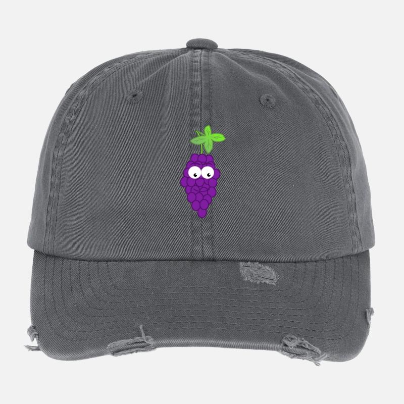 grain de raisin Casquette vintage effet usé Flexfit
