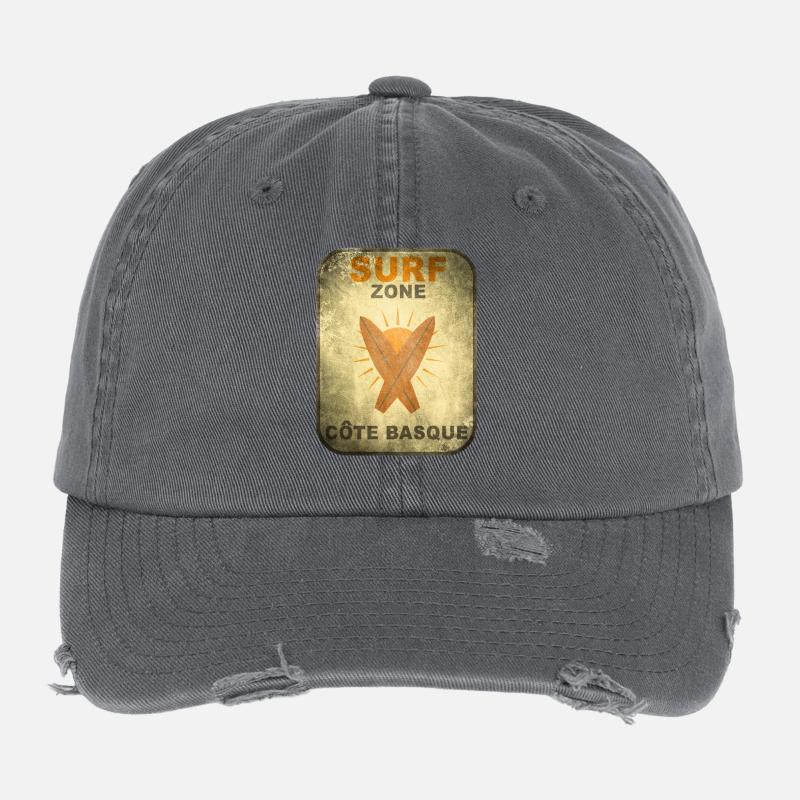 Surf zone 22 vintage Casquette vintage effet usé Flexfit
