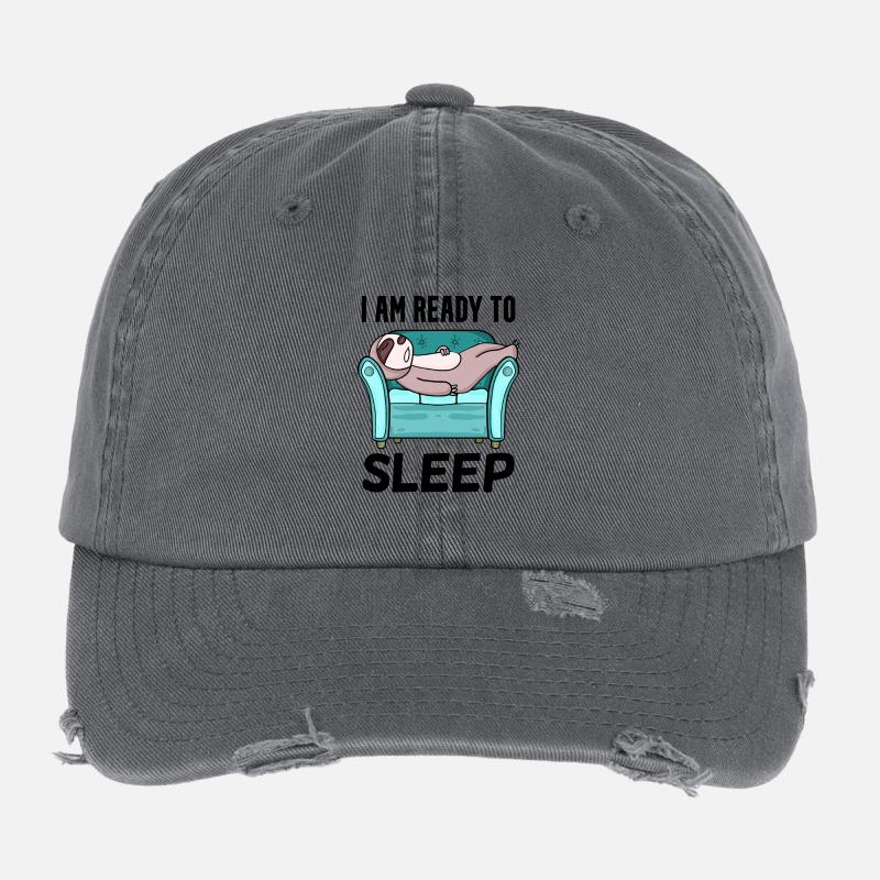 schlafen Flexfit Vintage Destroyed Cap