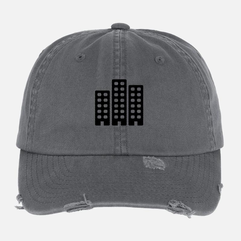 City - Line Flexfit Vintage Destroyed Cap