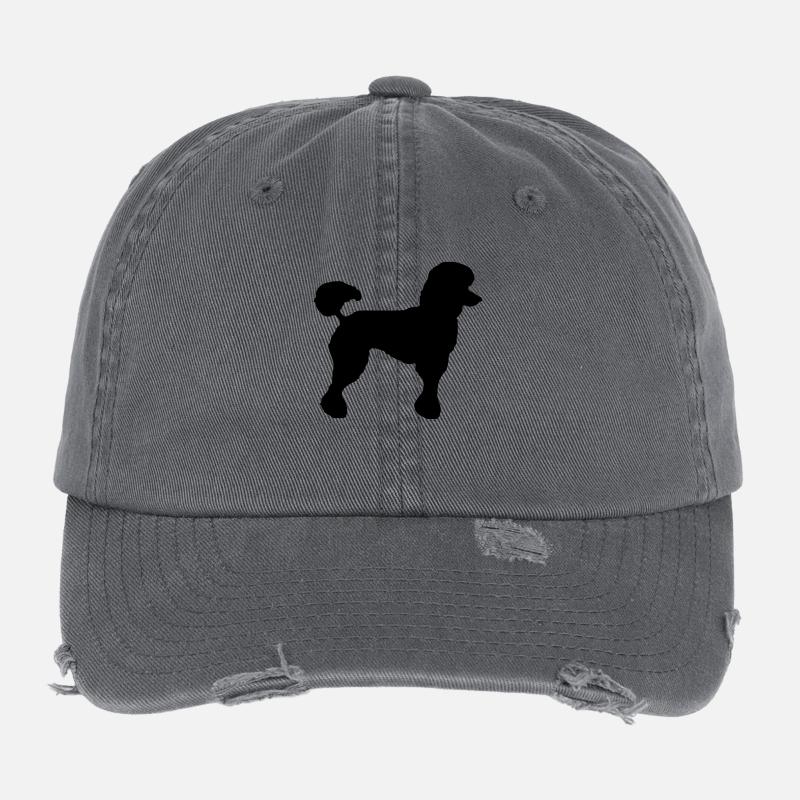 Chien Casquette vintage effet usé Flexfit