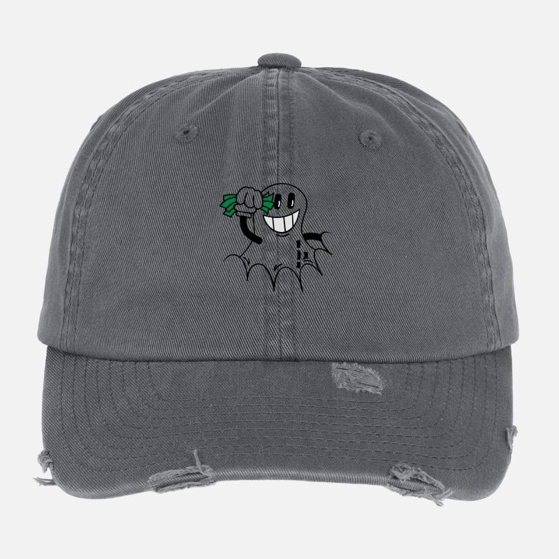 Erdnuss mit Geldscheinen / peanut 'n money (3c) Flexfit Vintage Destroyed Cap