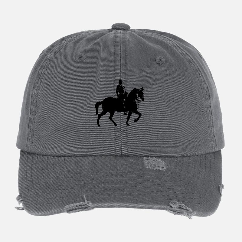 cheval et le cavalier Casquette vintage effet usé Flexfit