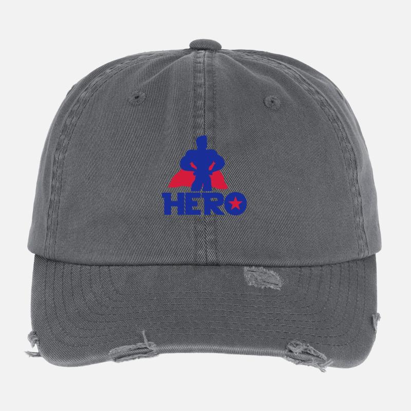 Hero Design Flexfit Vintage Destroyed Cap