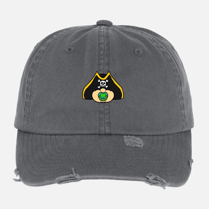 Pirate Casquette vintage effet usé Flexfit