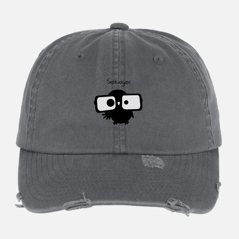 OWL / / Sehvogel Casquette vintage effet usé Flexfit