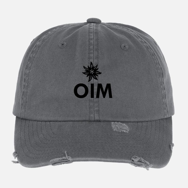 OIM (Alm) Flexfit Vintage Destroyed Cap