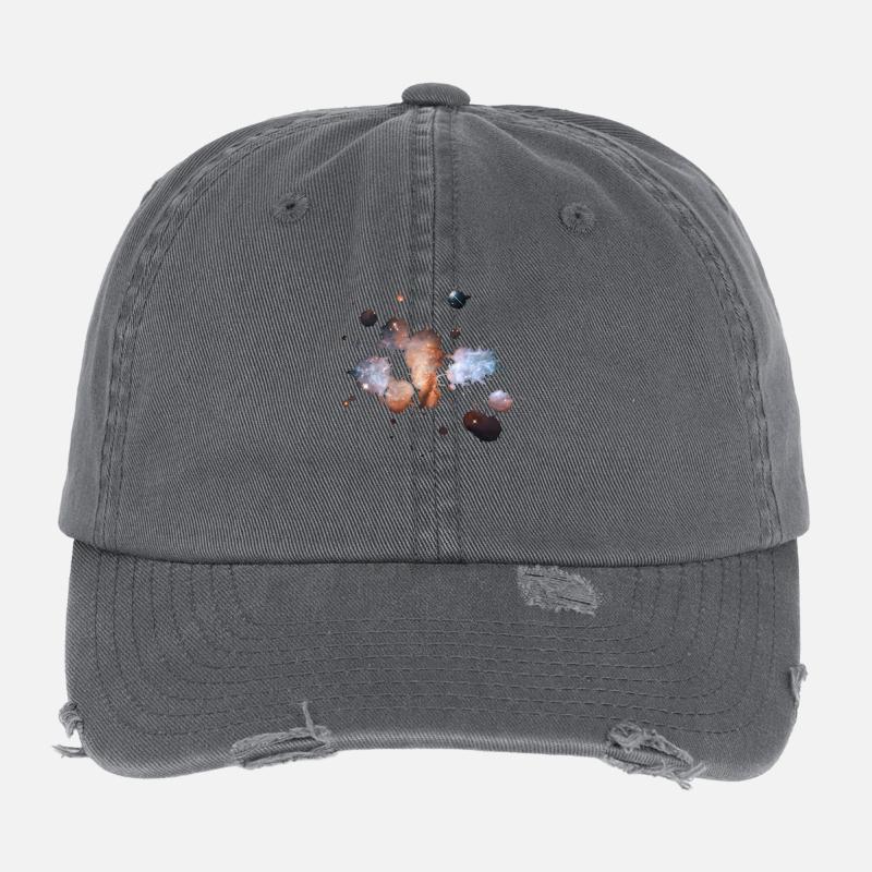 Cosmic Farbe Flexfit Vintage Destroyed Cap