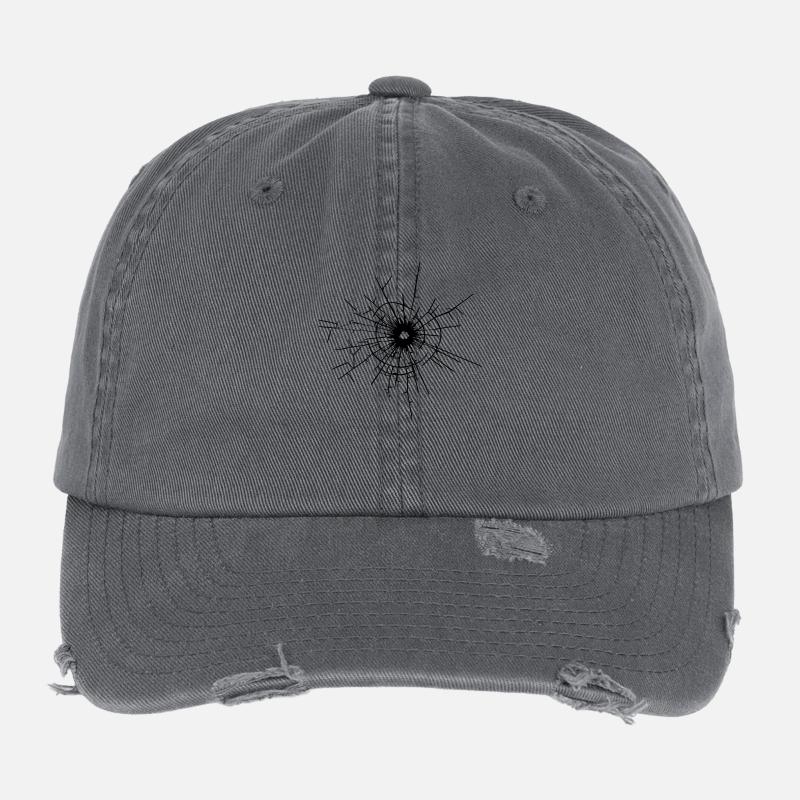 Glass crack Flexfit Vintage Destroyed Cap