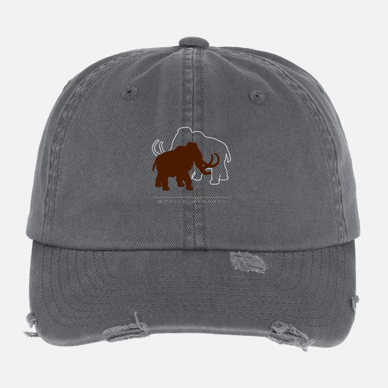 wolliges Mammut Flexfit Vintage Destroyed Cap