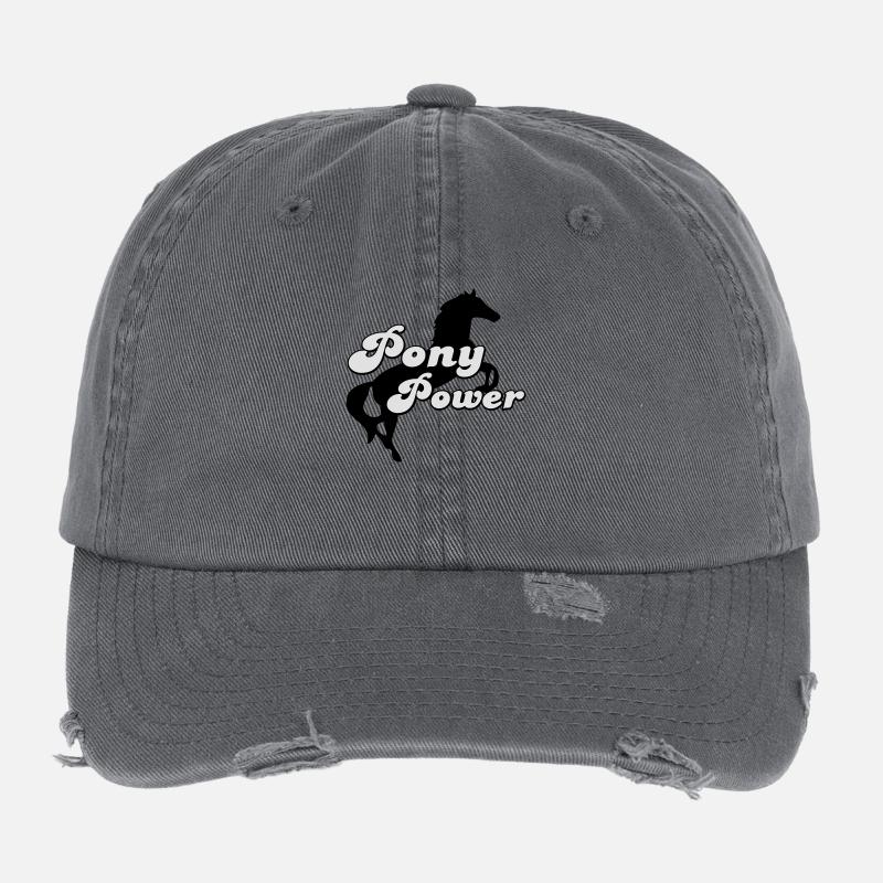 pony Flexfit Vintage Destroyed Cap