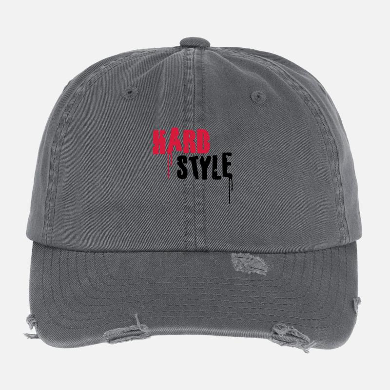 Hardstyle Flexfit Vintage Destroyed Cap