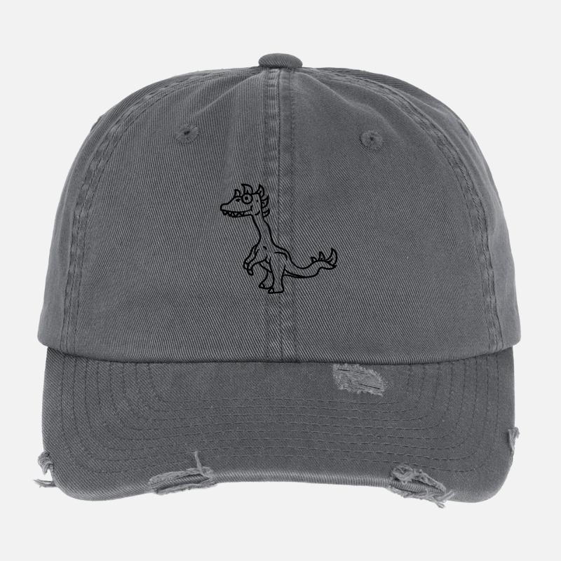 Dangerous predators Raptor Dino Flexfit Vintage Destroyed Cap