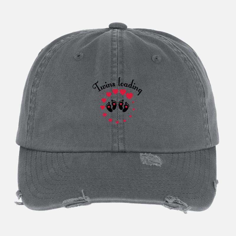 Twins loading Flexfit Vintage Destroyed Cap