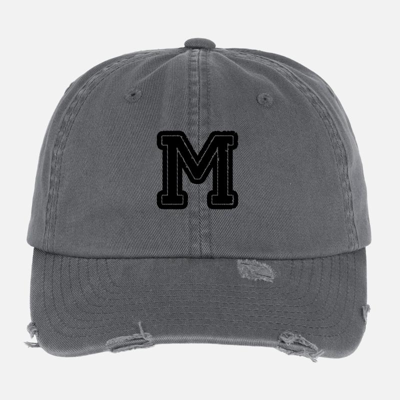 m_01 Flexfit Vintage Destroyed Cap
