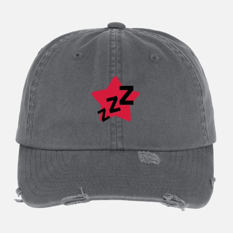Snore Snorer Schnarcher Ronfler Ronfleur Flexfit Vintage Destroyed Cap