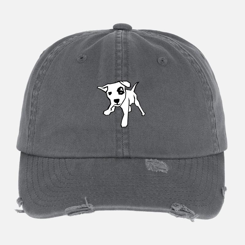Chiot Casquette vintage effet usé Flexfit