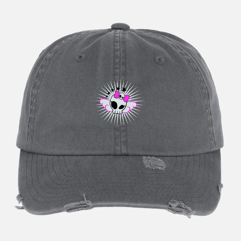 Skullgirl Flexfit Vintage Destroyed Cap