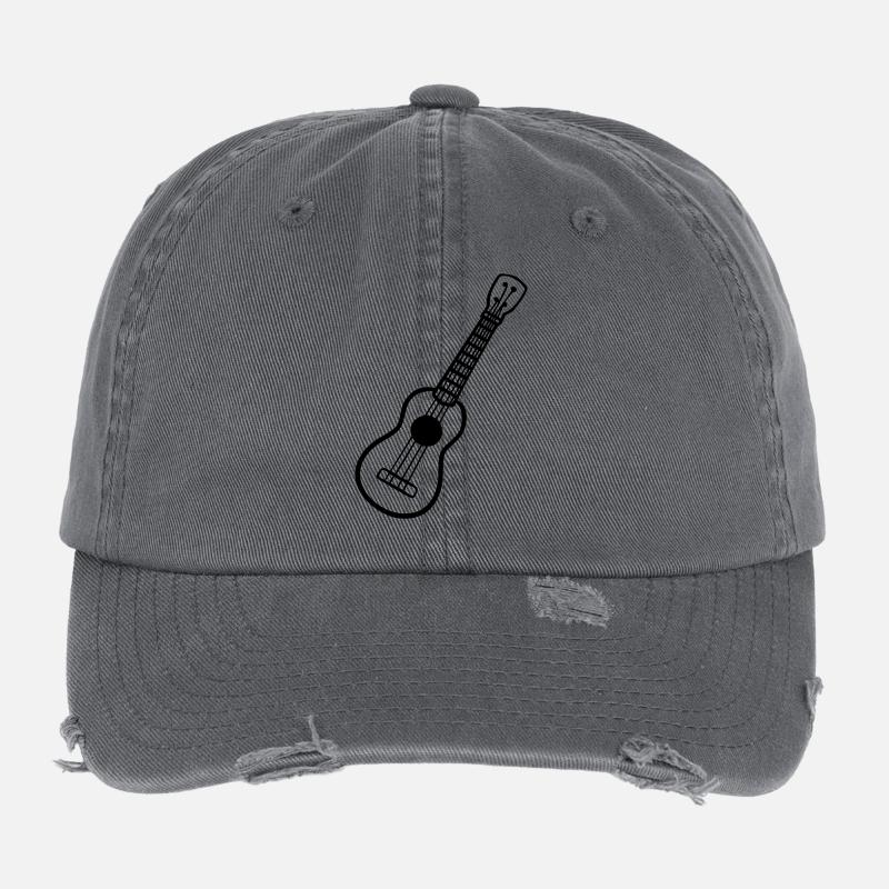Ukulele Flexfit Vintage Destroyed Cap