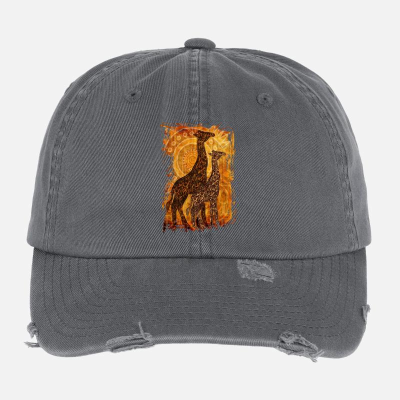 Été africain Casquette vintage effet usé Flexfit