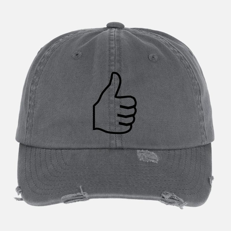 Daumen hoch Flexfit Vintage Destroyed Cap