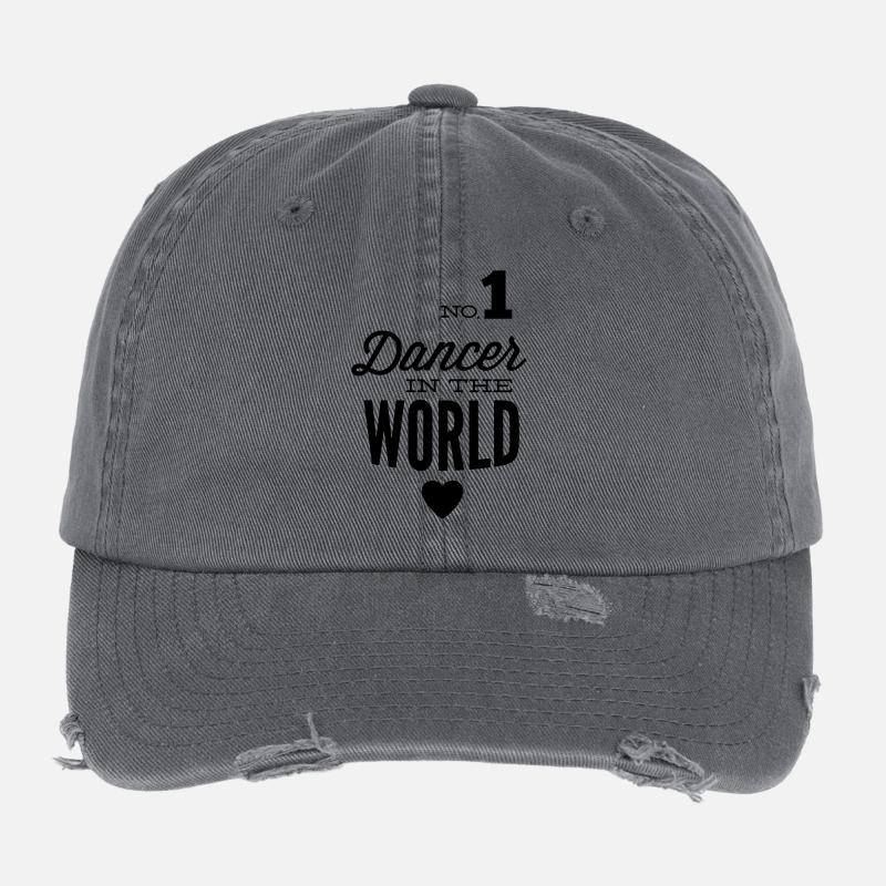 Bester Tänzer der Welt Flexfit Vintage Destroyed Cap