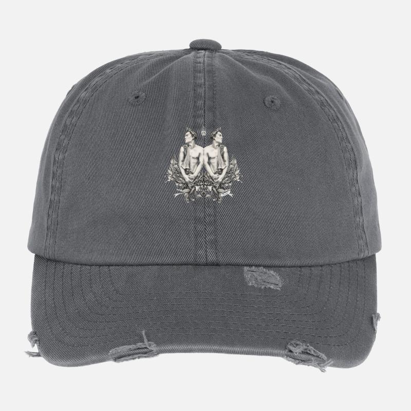 Zwillinge Sternzeichen Flexfit Vintage Destroyed Cap