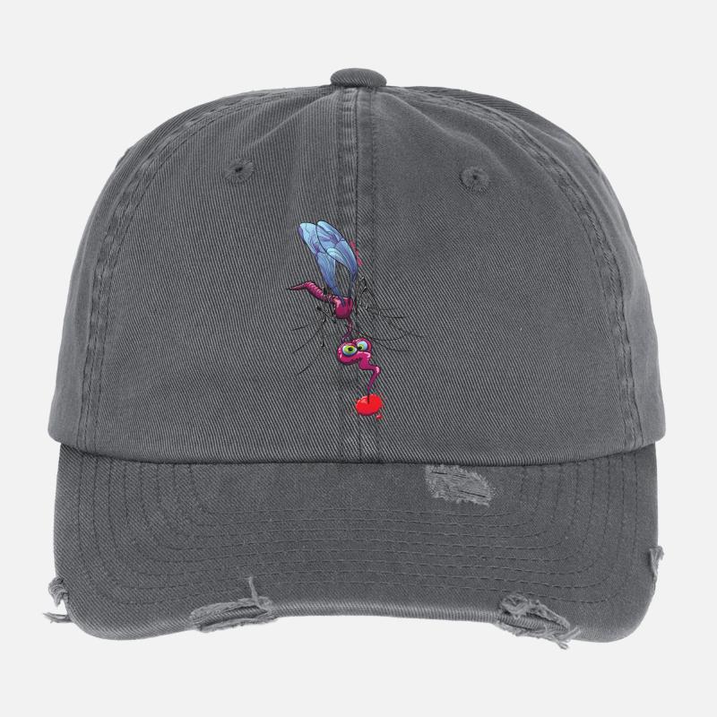 Moustique Suceur de Sang Casquette vintage effet usé Flexfit
