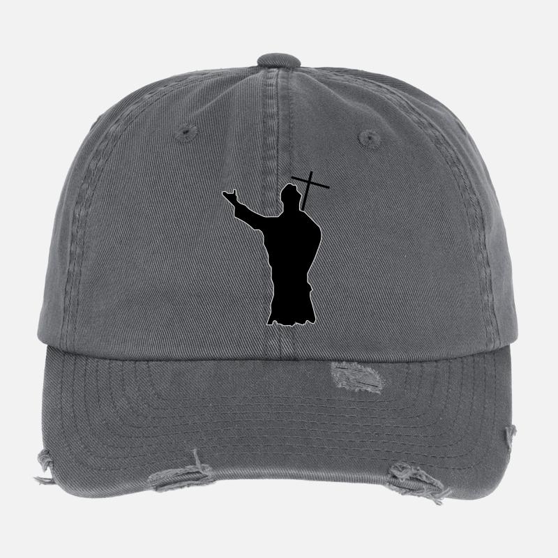 Papst Flexfit Vintage Destroyed Cap