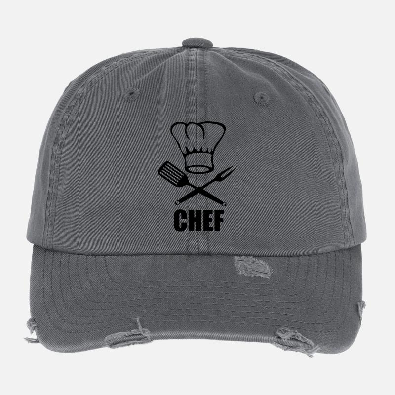 Chef Flexfit Vintage Destroyed Cap