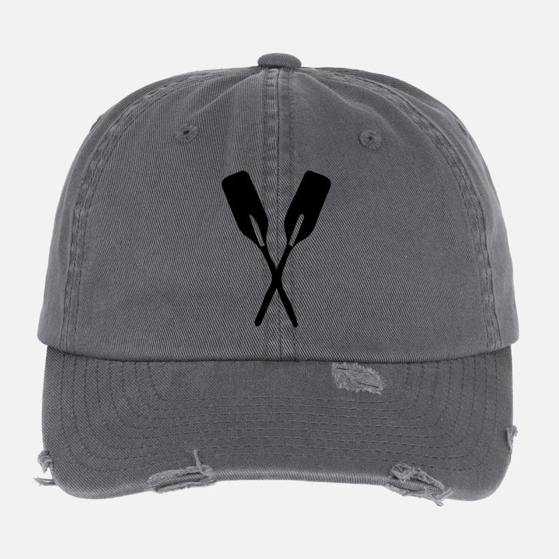 2 paddles Flexfit Vintage Destroyed Cap
