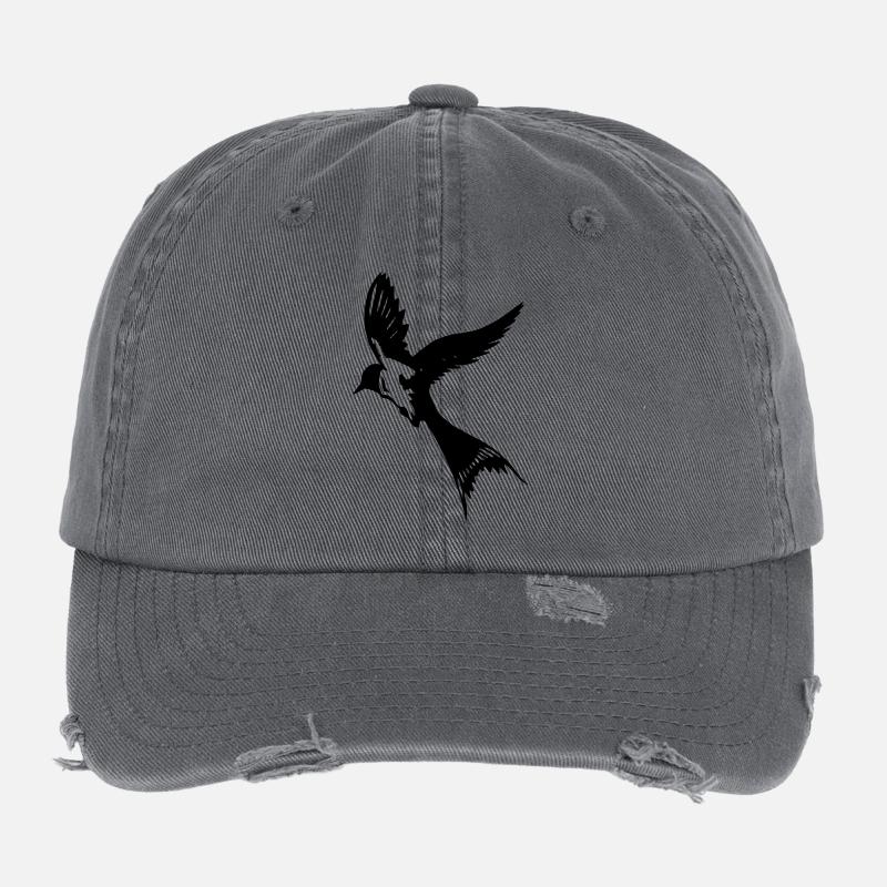 Fliegende Schwalbe Flexfit Vintage Destroyed Cap