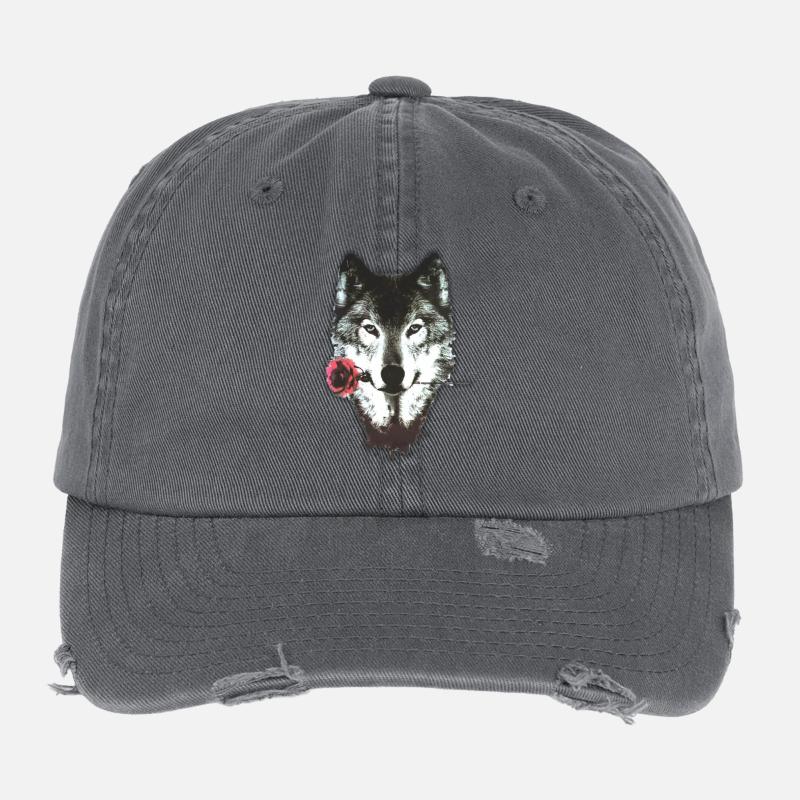 Wolf & Rose Flexfit Vintage Destroyed Cap