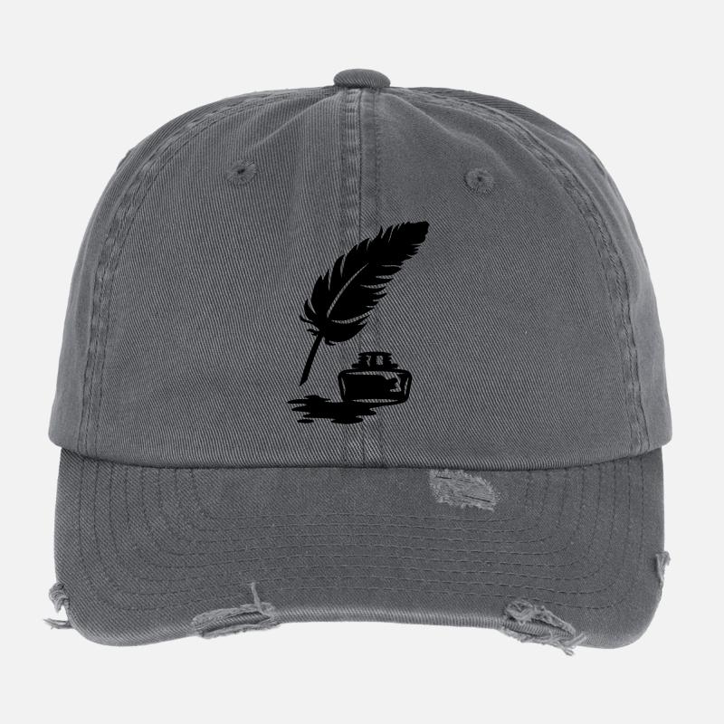 Plume et encre Casquette vintage effet usé Flexfit
