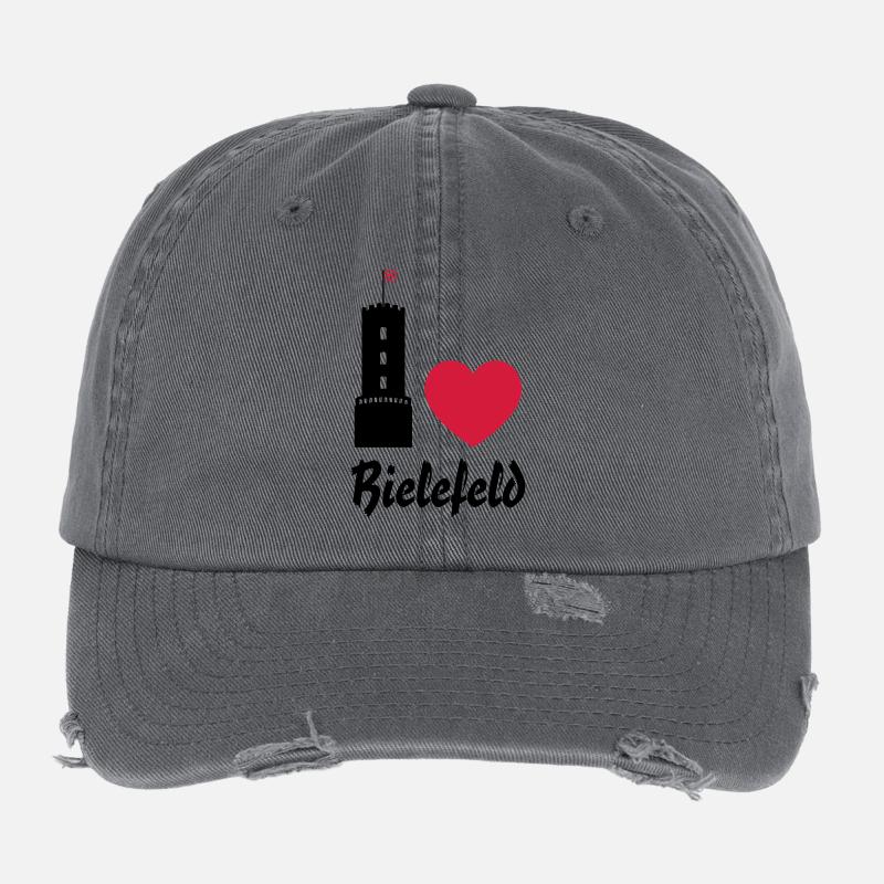 J'aime Bielefeld Casquette vintage effet usé Flexfit