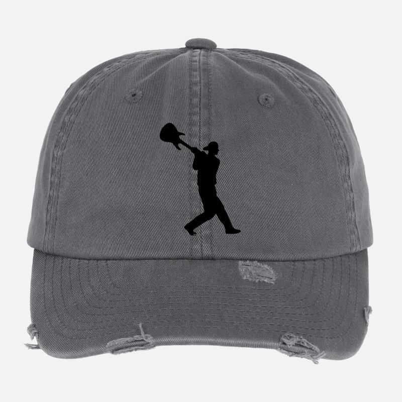 rock Casquette vintage effet usé Flexfit
