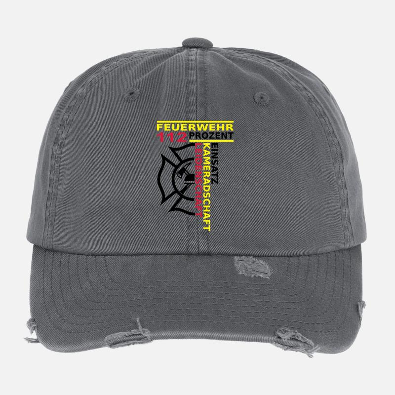 112% Einsatz Kameradschaft Leidenschaft Flexfit Vintage Destroyed Cap