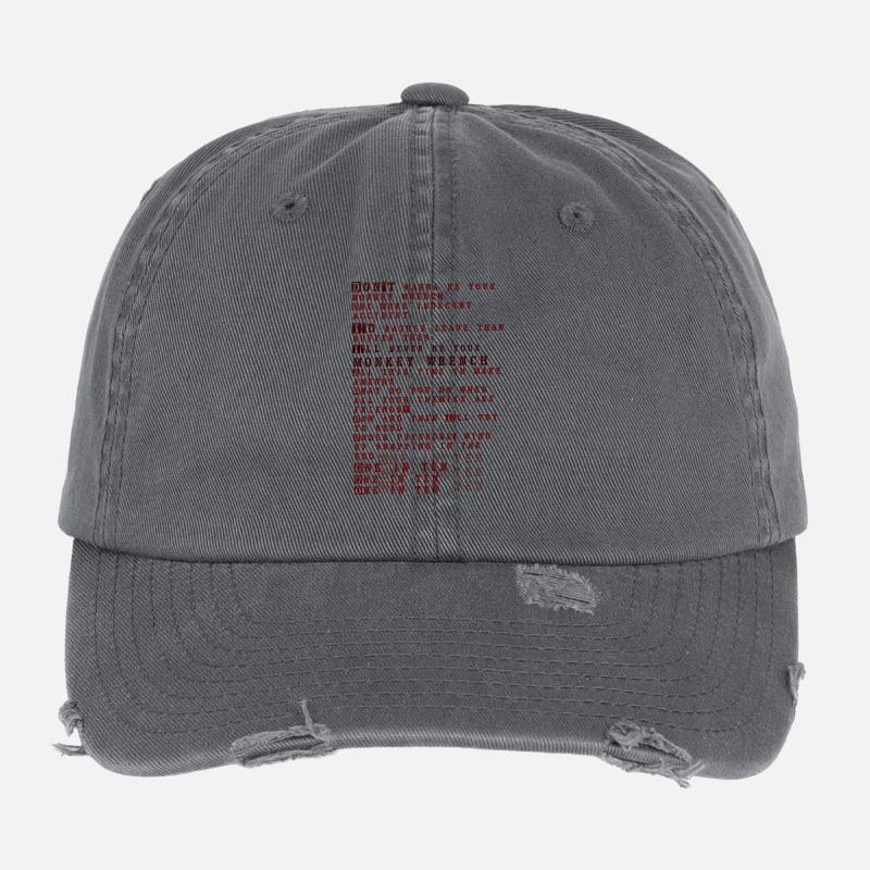 Foo fighters paroles - clé de singe Casquette vintage effet usé Flexfit