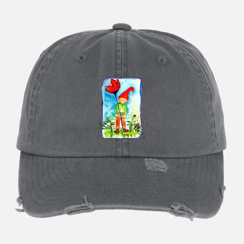 dwarf Flexfit Vintage Destroyed Cap