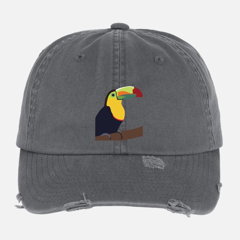Timmy the Toucan Flexfit Vintage Destroyed Cap